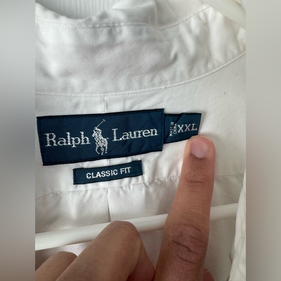 Polo Ralph Lauren White Button Down Shirt XXL | Quiet Luxury | Cotton - Picture 4 of 6